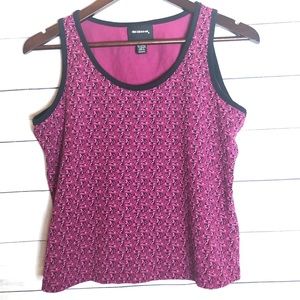 BOLLE Velocity Tennis Tank Fuchsia Purple Black